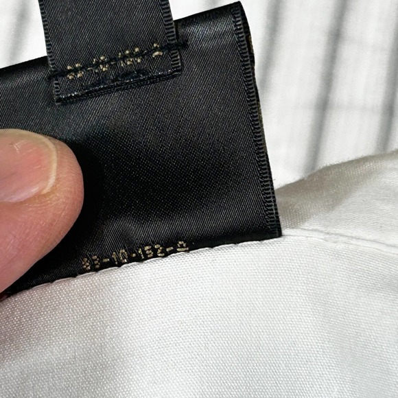 Worthington Womens Petite L 3/4 Sleeve Button Up Dress Shirt - Picture 8 of 9